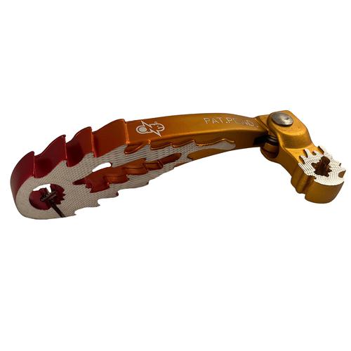 PED. M/M. "FIRE" ROUGE/ORANGE PIAGGIO