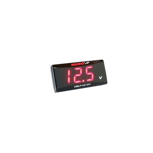 BA024R00 - VOLT METER SUPER SLIM ROSSO