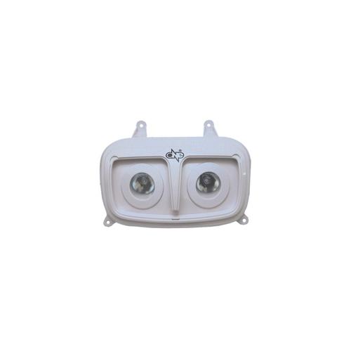 MASCHERA BIANCA CON FARO ALOGENO PER BOOSTER/BWS 2004