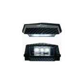 LUCE TARGA CARBON LOOK IN PLASTICA CON MICROLED 12V