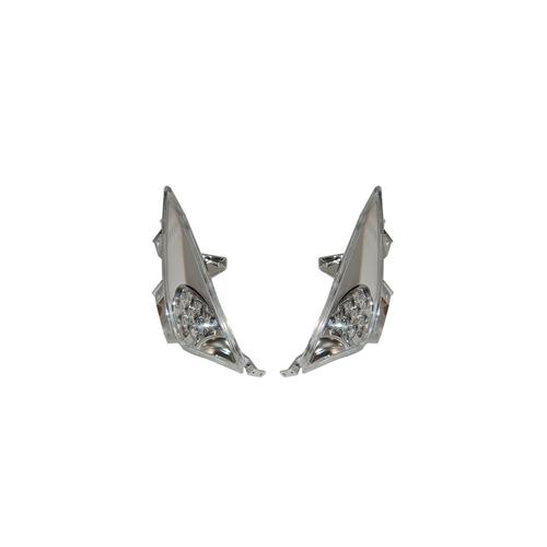 CP FRECCE ANT. LED CROMO/TRASP. TMAX 2008