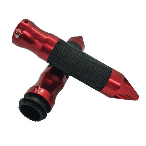 CP MANOPOLE ROSSE PER MOTO CON ADATTATORE GAS