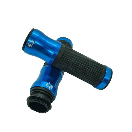 CP MANOPOLE BLU PER MOTO CON ADATTATORE GAS