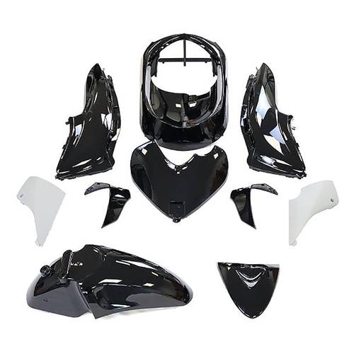 KIT CARENE NERO LUCIDO 10PZ HONDA SH 125 150 2009-2012
