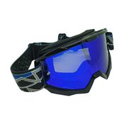 OCCHIALI CROSS "TIGER" NERI CON LENTE BLU