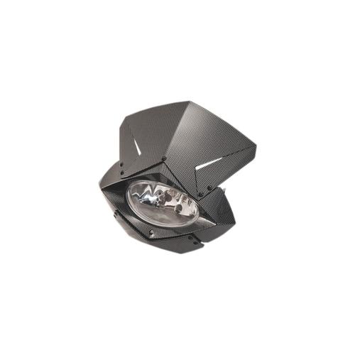 MASCHERA FARO CARB. ENDURO MAX OMOLOGATA